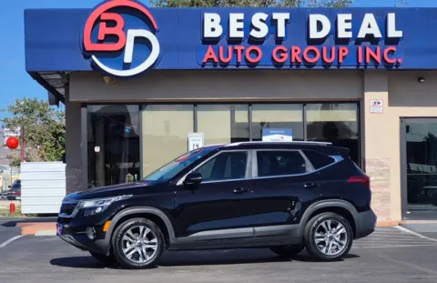 Black 2021 Kia Seltos S 2.0 Sport Utility 4D for sale in El Paso, TX