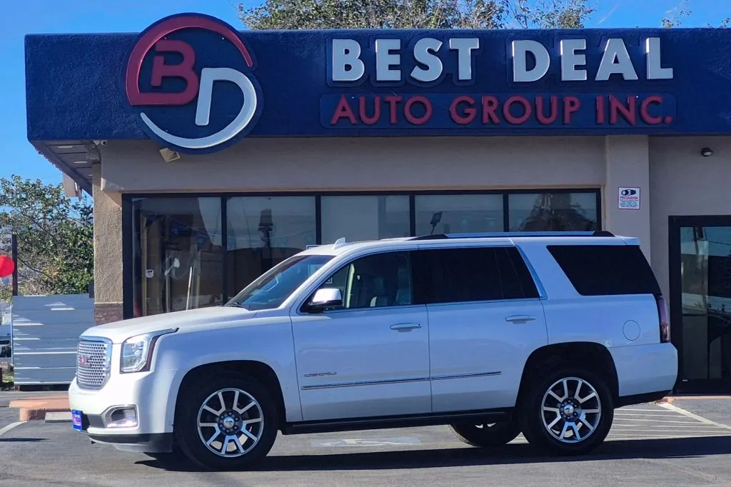 White 2016 GMC Yukon Denali Sport Utility 4D for sale in El Paso, TX