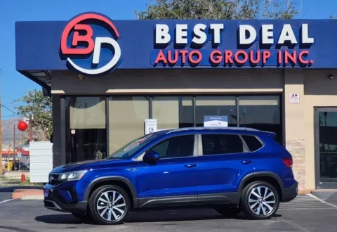 Blue 2022 Volkswagen Taos SE Sport Utility 4D for sale in El Paso, TX