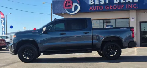 Another view of 2022 Chevrolet Silverado 1500 Limited Crew Cab Custom Trail Boss Pickup 4D 5 3/4 ft for sale in El Paso, TX at Best Deal Auto Group