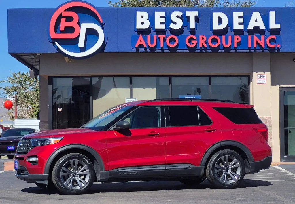 Red 2021 Ford Explorer XLT Sport Utility 4D for sale in El Paso, TX