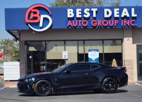 Black 2017 Chevrolet Camaro LT Coupe 2D for sale in El Paso, TX