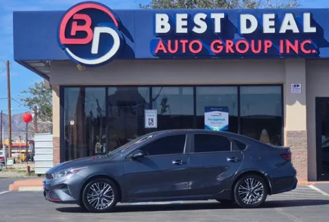 Gray 2024 Kia Forte GT-Line Sedan 4D for sale in El Paso, TX