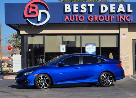 Blue 2020 Honda Civic Sport Sedan 4D for sale in El Paso, TX