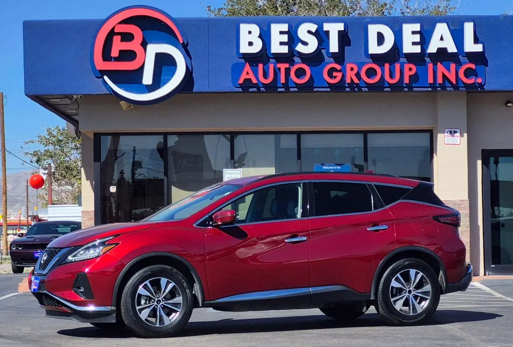 Red 2023 Nissan Murano SV Sport Utility 4D for sale in El Paso, TX