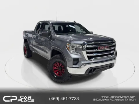 Gray 2021 GMC Sierra 1500 Double Cab SLE Pickup 4D 6 1/2 ft for sale in Addison, TX