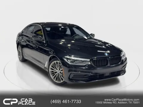 Black 2019 BMW 5 Series 530i xDrive Sedan 4D for sale in Addison, TX