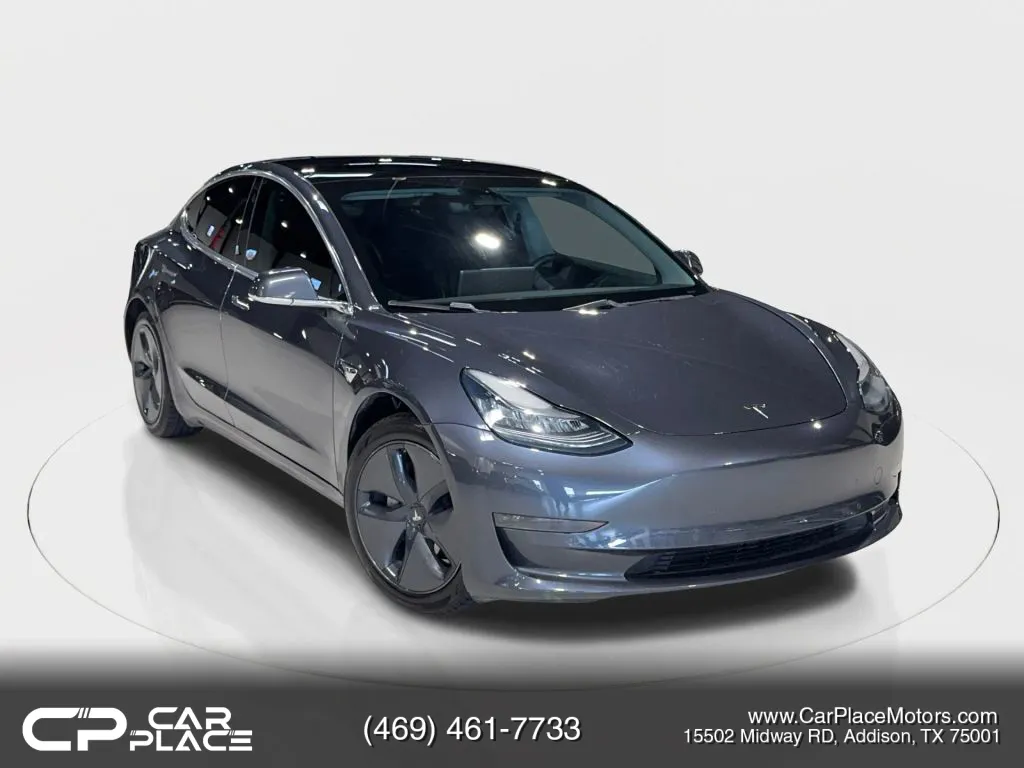 Gray 2020 Tesla Model 3 Standard Range Sedan 4D for sale in Addison, TX