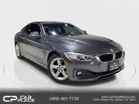 Gray 2014 BMW 4 Series 428i xDrive Coupe 2D for sale in Addison, TX