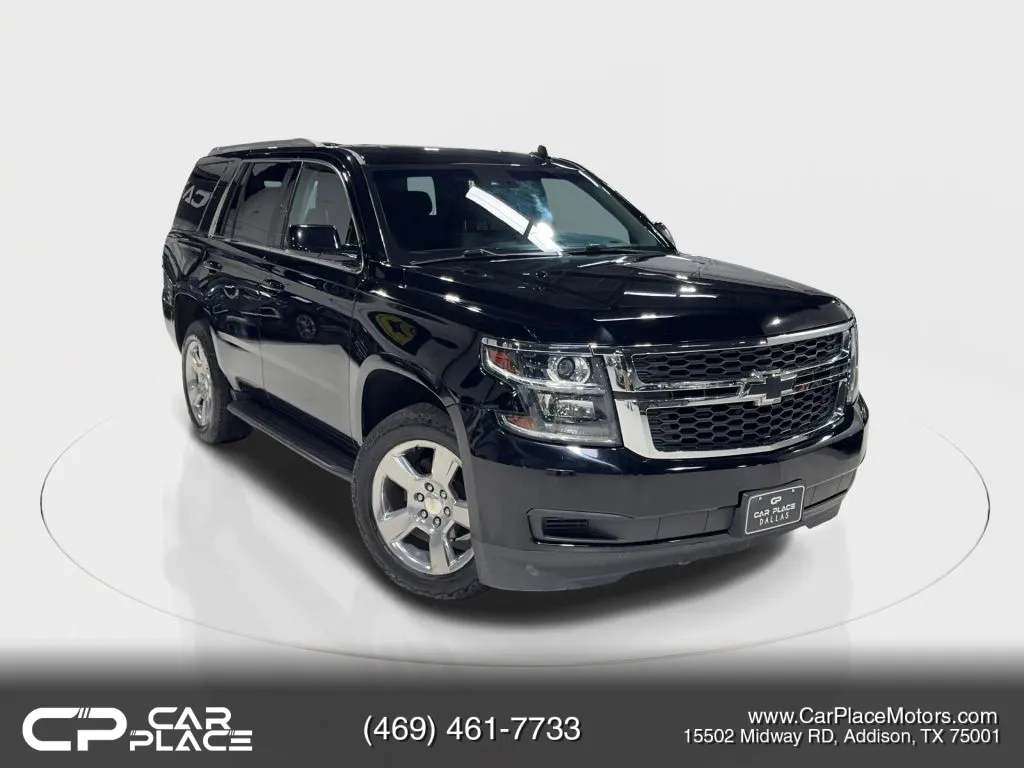 Black 2019 Chevrolet Tahoe LT Sport Utility 4D for sale in Addison, TX