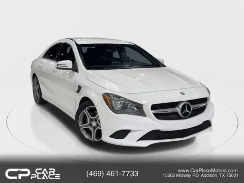 White 2014 Mercedes-Benz CLA-Class CLA 250 Coupe 4D for sale in Addison, TX