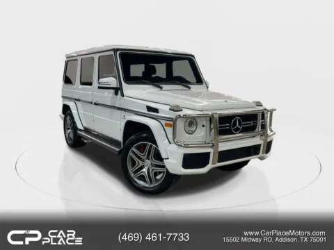 White 2017 Mercedes-Benz Mercedes-AMG G-Class G 63 AMG Sport Utility 4D for sale in Addison, TX