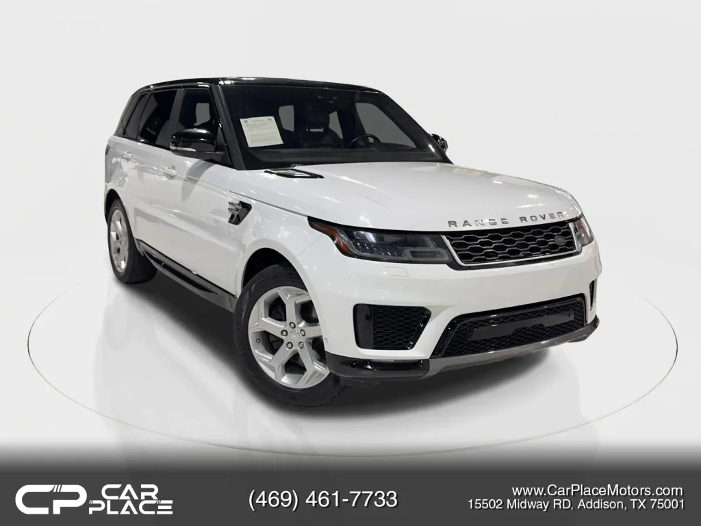 White 2018 Land Rover Range Rover Sport HSE Sport Utility 4D for sale in Addison, TX