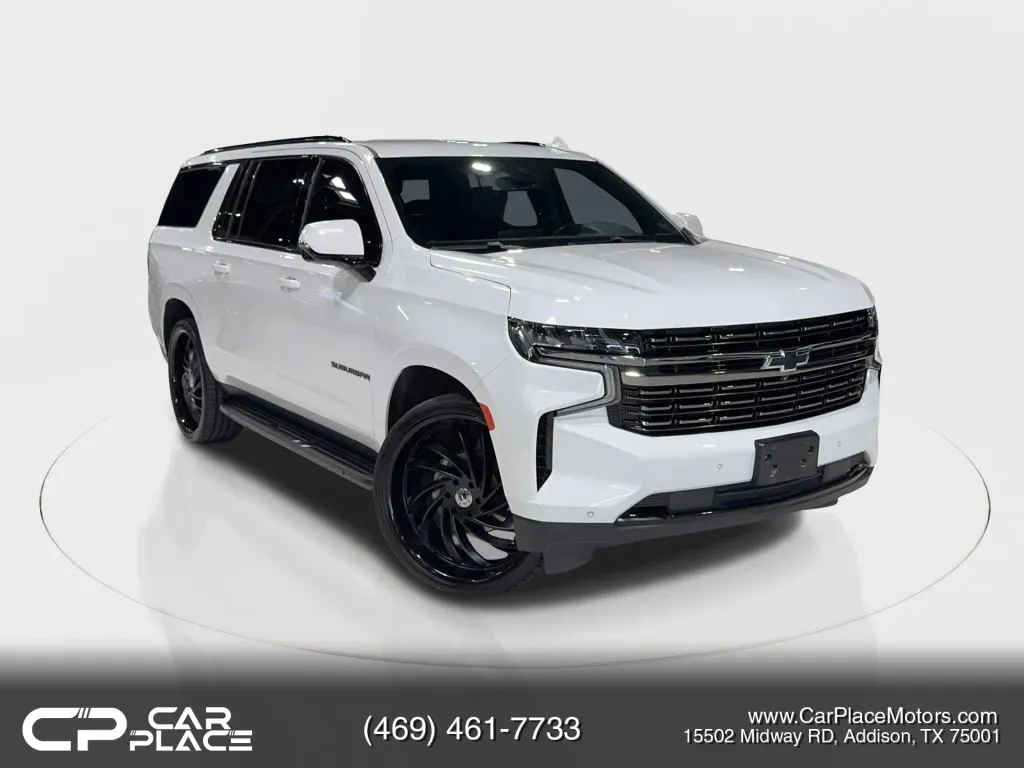 White 2022 Chevrolet Suburban RST Sport Utility 4D for sale in Addison, TX