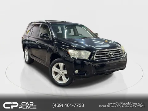 Black 2008 Toyota Highlander Limited Sport Utility 4D for sale in Addison, TX
