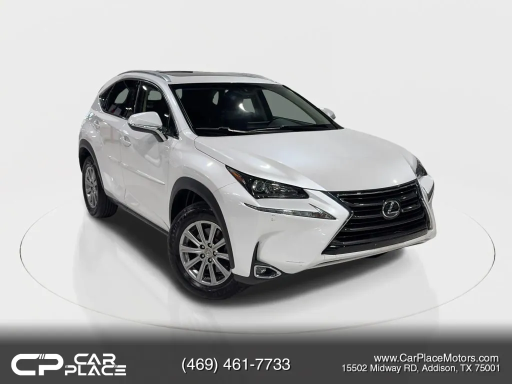 White 2016 Lexus NX 200t Sport Utility 4D for sale in Addison, TX