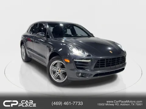 Black 2017 Porsche Macan Sport Utility 4D for sale in Addison, TX