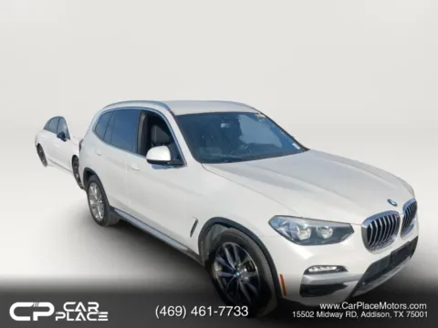 White 2019 BMW X3 sDrive30i Sport Utility 4D for sale in Addison, TX