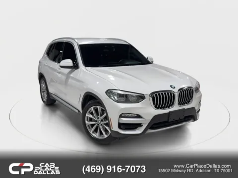 White 2019 BMW X3 sDrive30i Sport Utility 4D for sale in Addison, TX