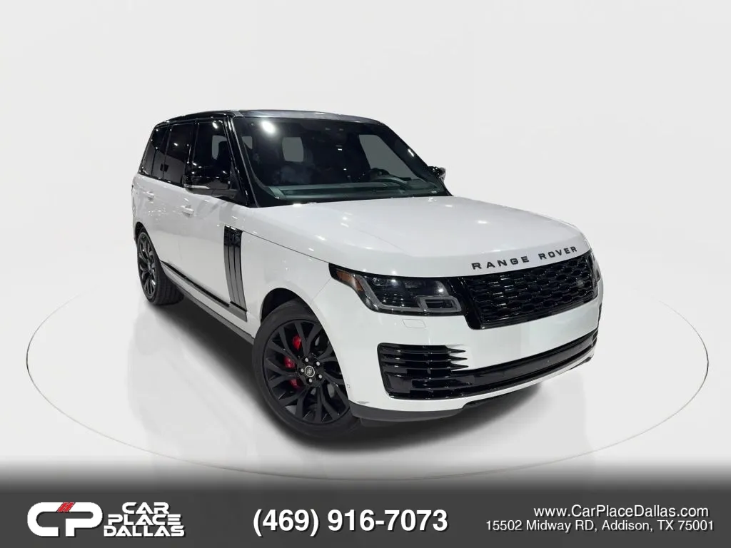 White 2018 Land Rover Range Rover HSE Sport Utility 4D for sale in Addison, TX
