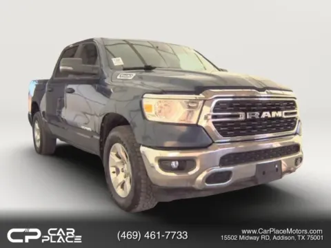 Blue 2023 Ram 1500 Crew Cab Lone Star Pickup 4D 5 1/2 ft for sale in Addison, TX