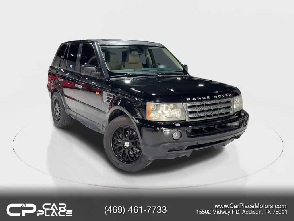 Black 2008 Land Rover Range Rover Sport HSE Sport Utility 4D for sale in Addison, TX