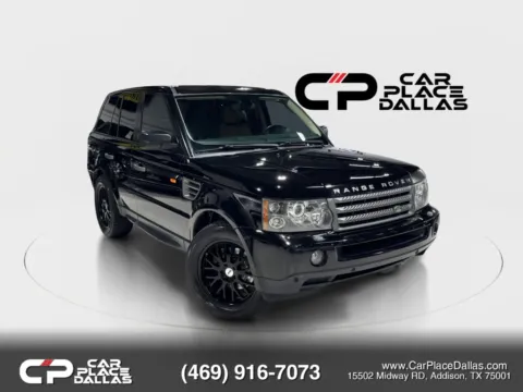 Black 2008 Land Rover Range Rover Sport HSE Sport Utility 4D for sale in Addison, TX