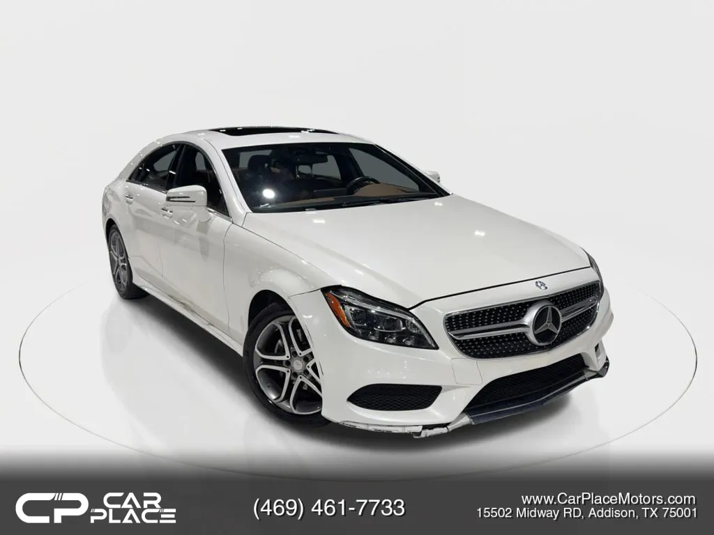 White 2016 Mercedes-Benz CLS-Class CLS 400 4MATIC Coupe 4D for sale in Addison, TX