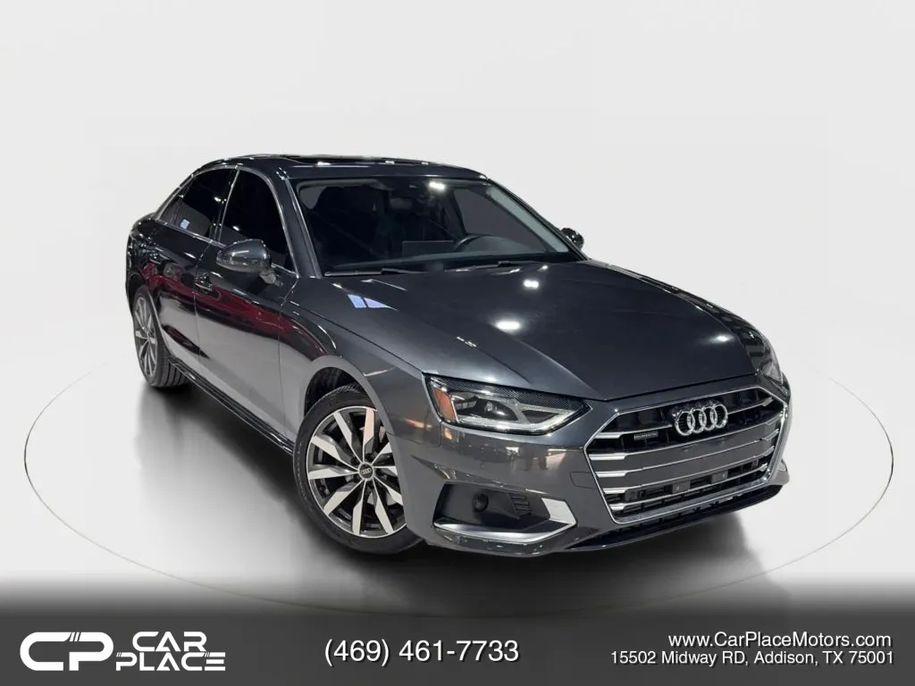 Black 2022 Audi A4 40 TFSI Premium Sedan 4D for sale in Addison, TX