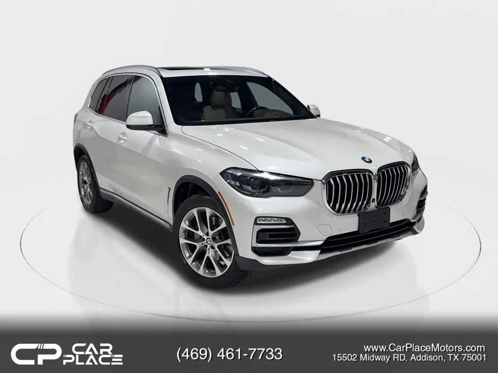 White 2019 BMW X5 xDrive40i Sport Utility 4D for sale in Addison, TX