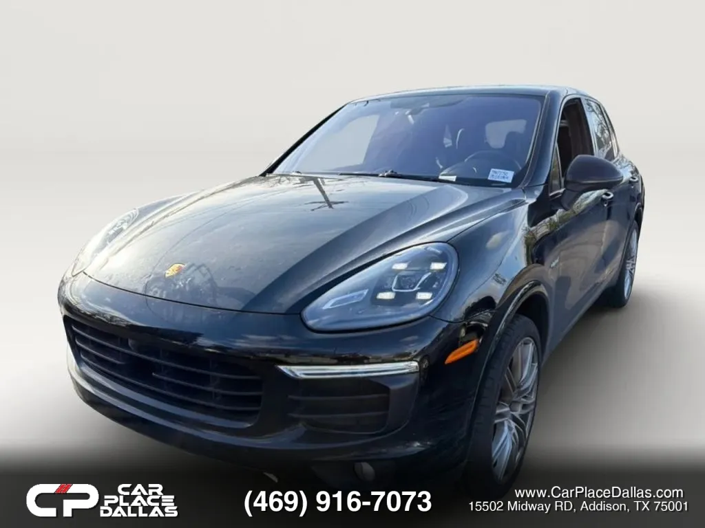 Black 2017 Porsche Cayenne S E-Hybrid Sport Utility 4D for sale in Addison, TX