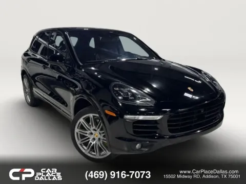 Black 2017 Porsche Cayenne S E-Hybrid Sport Utility 4D for sale in Addison, TX