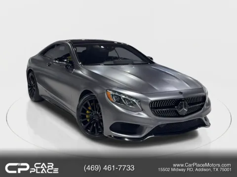 Black 2015 Mercedes-Benz S-Class S 550 4MATIC Coupe 2D for sale in Addison, TX