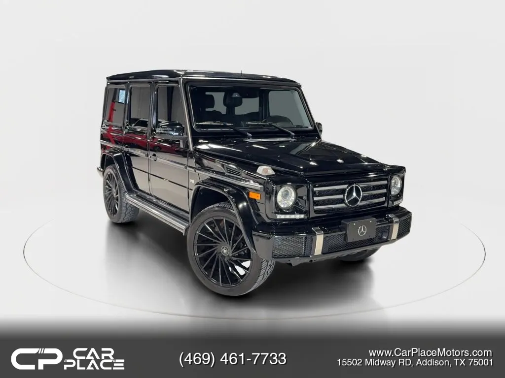 Black 2016 Mercedes-Benz G-Class G 550 Sport Utility 4D for sale in Addison, TX