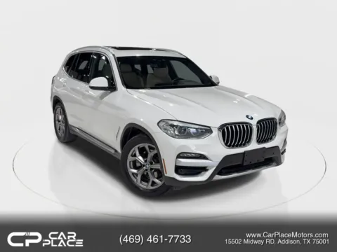 White 2021 BMW X3 sDrive30i Sport Utility 4D for sale in Addison, TX