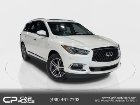 White 2017 INFINITI QX60 3.5 Sport Utility 4D for sale in Addison, TX