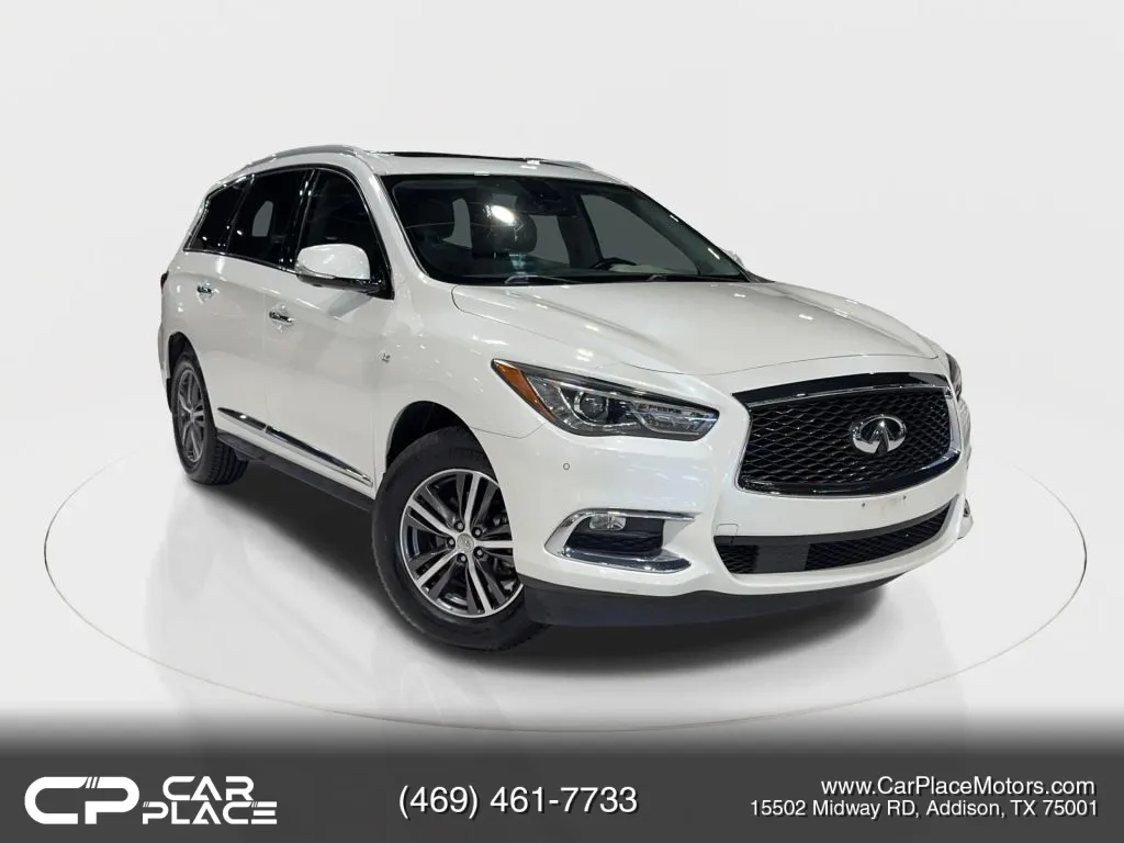 White 2017 INFINITI QX60 3.5 Sport Utility 4D for sale in Addison, TX