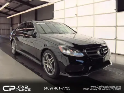 Black 2014 Mercedes-Benz E-Class E 350 4MATIC Sedan 4D for sale in Addison, TX