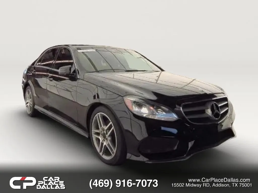 Black 2014 Mercedes-Benz E-Class E 350 4MATIC Sedan 4D for sale in Addison, TX