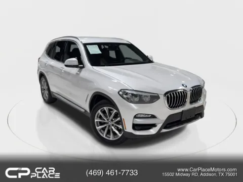 White 2019 BMW X3 xDrive30i Sport Utility 4D for sale in Addison, TX