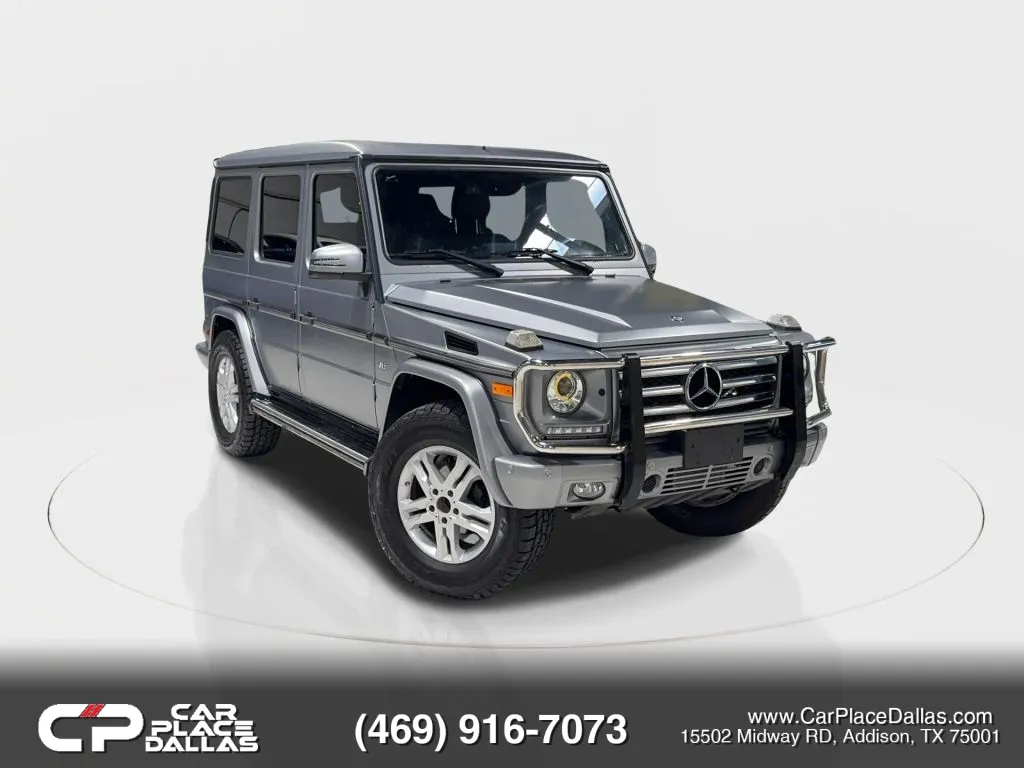 Gray 2015 Mercedes-Benz G-Class G 550 Sport Utility 4D for sale in Addison, TX