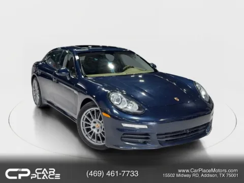 Blue 2014 Porsche Panamera Sedan 4D for sale in Addison, TX