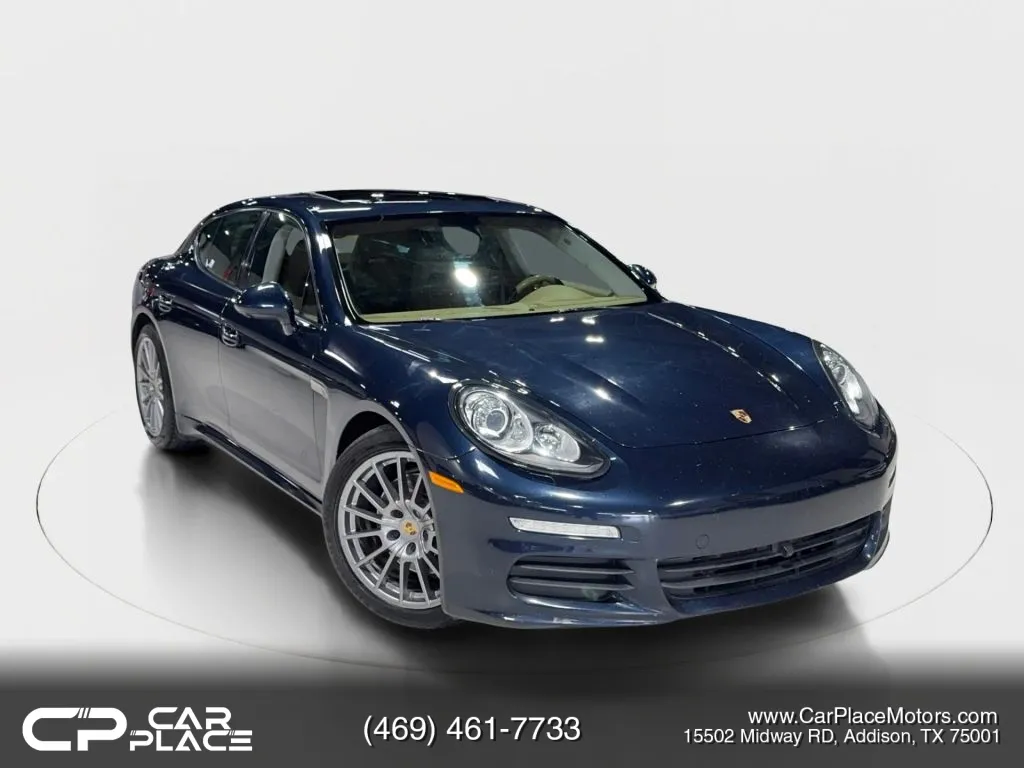 Blue 2014 Porsche Panamera Sedan 4D for sale in Addison, TX