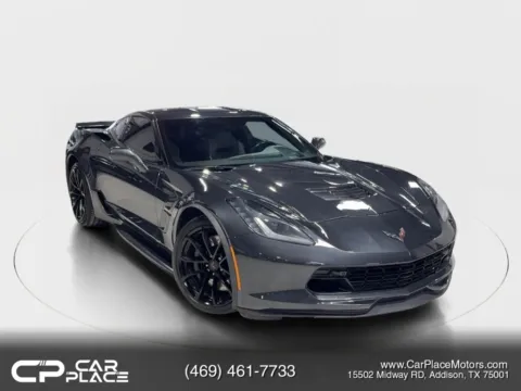 Gray 2019 Chevrolet Corvette Grand Sport Coupe 2D for sale in Addison, TX