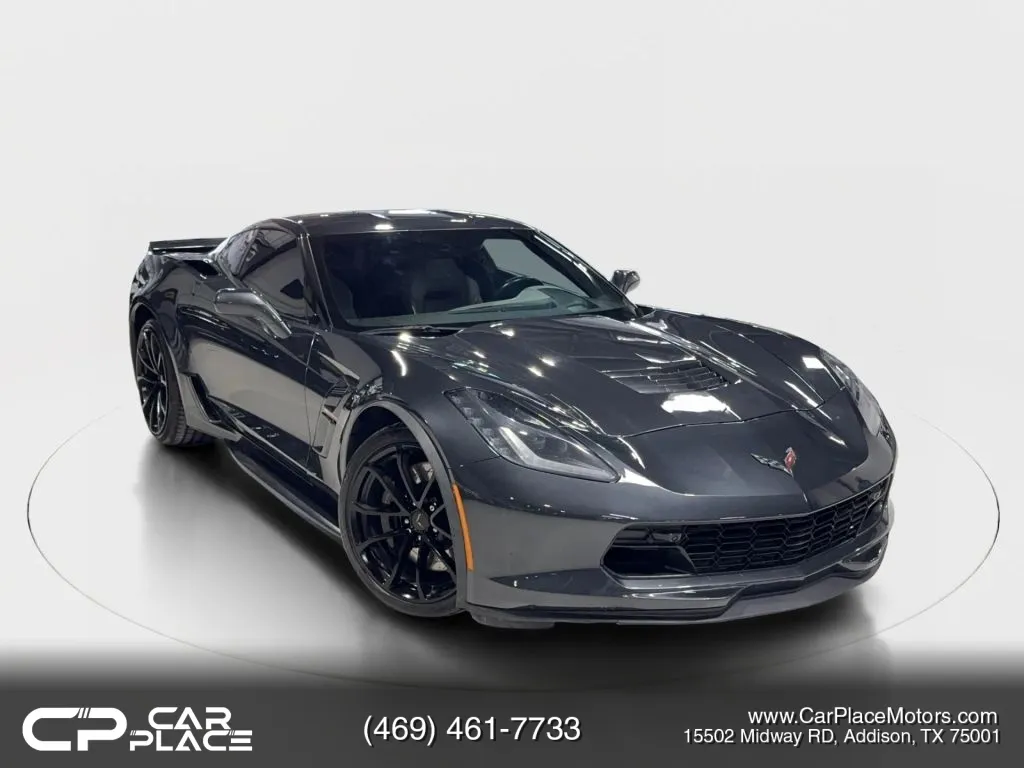 Gray 2019 Chevrolet Corvette Grand Sport Coupe 2D for sale in Addison, TX