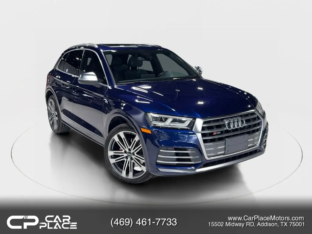 Blue 2018 Audi SQ5 Premium Plus Sport Utility 4D for sale in Addison, TX