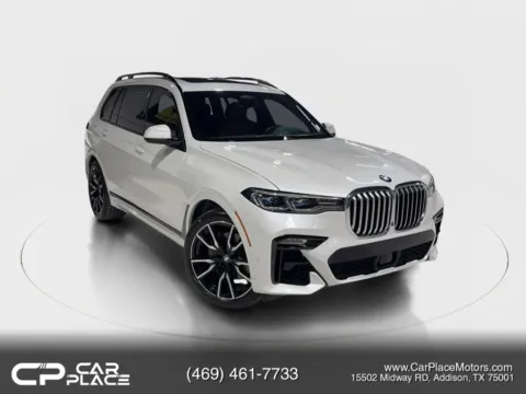 White 2019 BMW X7 xDrive50i Sport Utility 4D for sale in Addison, TX