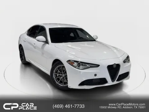 White 2018 Alfa Romeo Giulia Sedan 4D for sale in Addison, TX