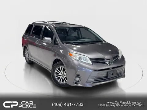Gray 2020 Toyota Sienna XLE Minivan 4D for sale in Addison, TX