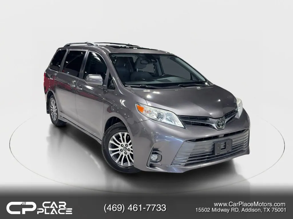 Gray 2020 Toyota Sienna XLE Minivan 4D for sale in Addison, TX